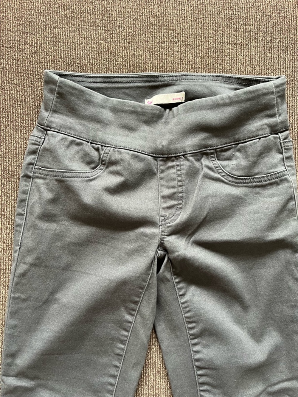 SO Pull-On Leggings in Charcoal Gray
